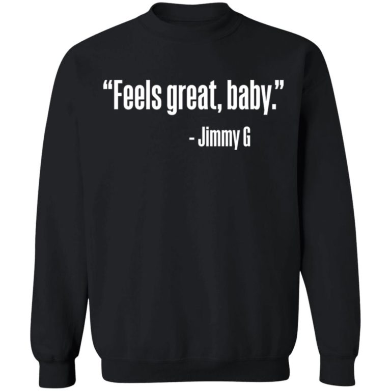 NFL on ESPN on X: George Kittle rocking the Jimmy G “Feels great baby”  shirt after the win 