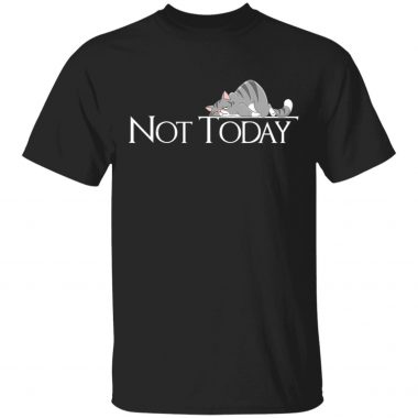 Not Today Lazy Cat Lady Kitten T-Shirt Long Sleeve Hoodie