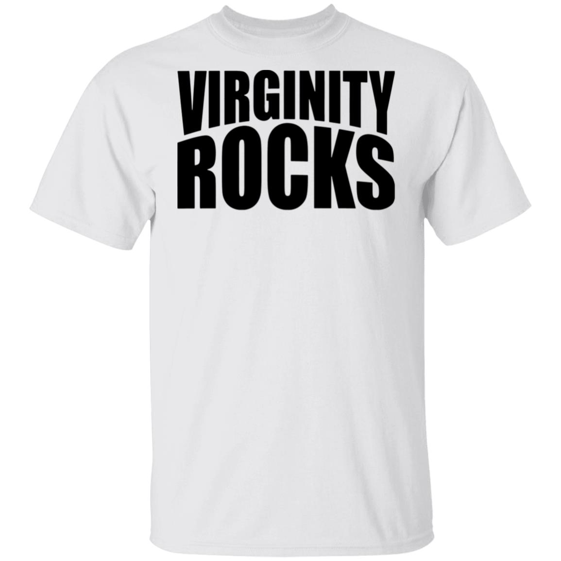 Virginity Rocks Shirt Long Sleeve Hoodie