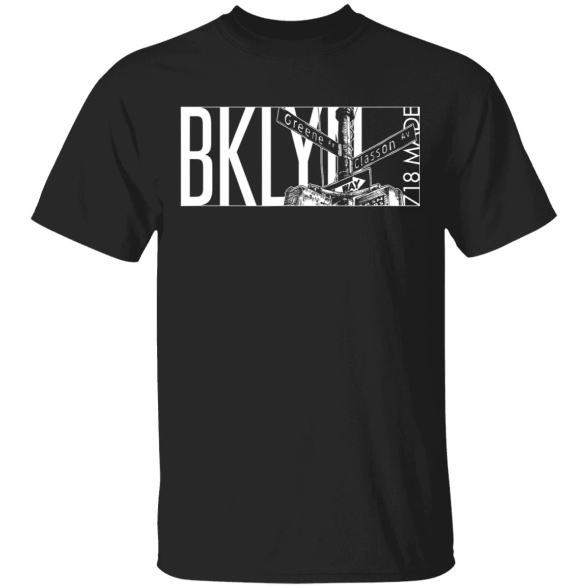 Brooklyn New York City BKLYN 718 T-Shirt Long Sleeve Hoodie