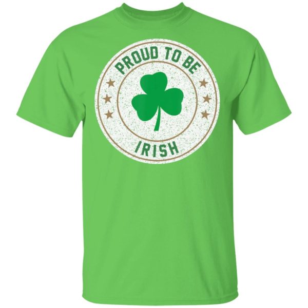 Proud to be Irish Lucky Shamrock St Patrick's Day T-Shirt Long Sleeve ...