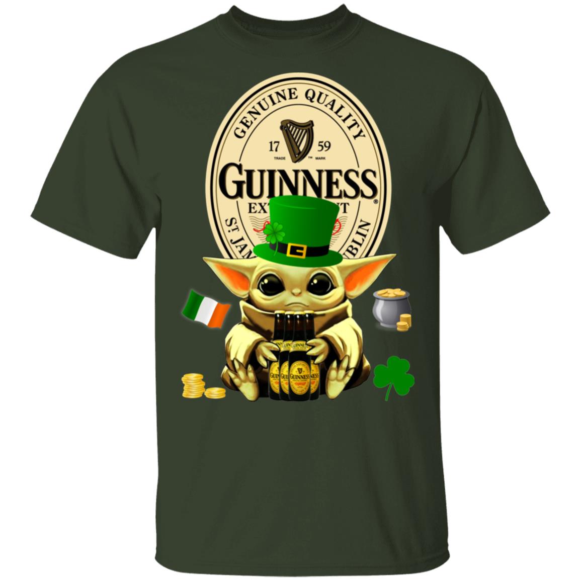 Baby Yoda Hug Guinness Special Export Beer St Patrick's Day Shirt ...