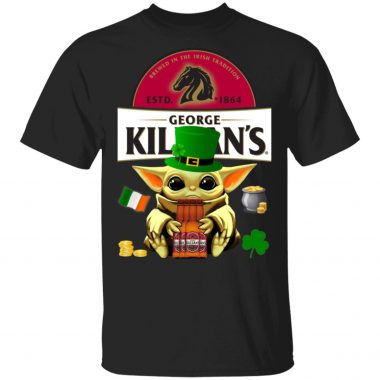 Baby Yoda Hug George Killian’s Irish Red Beer St Patrick's Day Shirt Raglan Hoodie