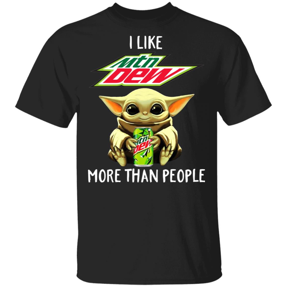 baby yoda mt dew shirt