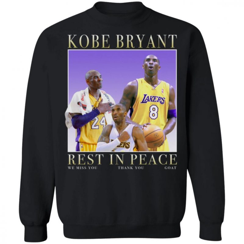 kobe bryant white shirt