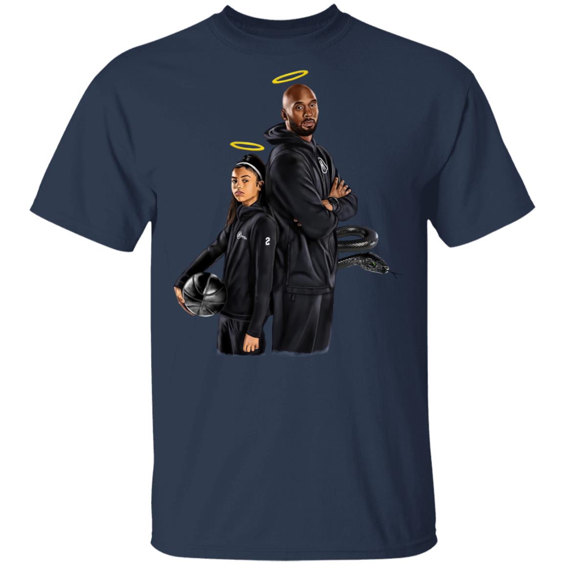 RIP Black mamba Kobe Bryant and Gigi Bryant T-shirt