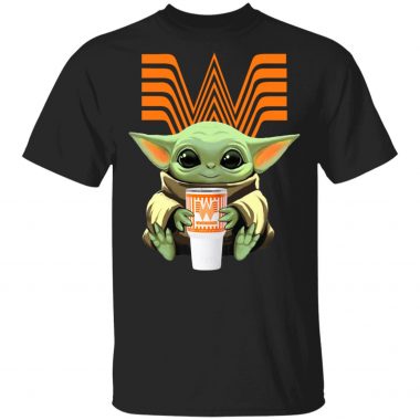 Baby Yoda Drink Whataburger Star Wars Shirt Long Sleeve Hoodie
