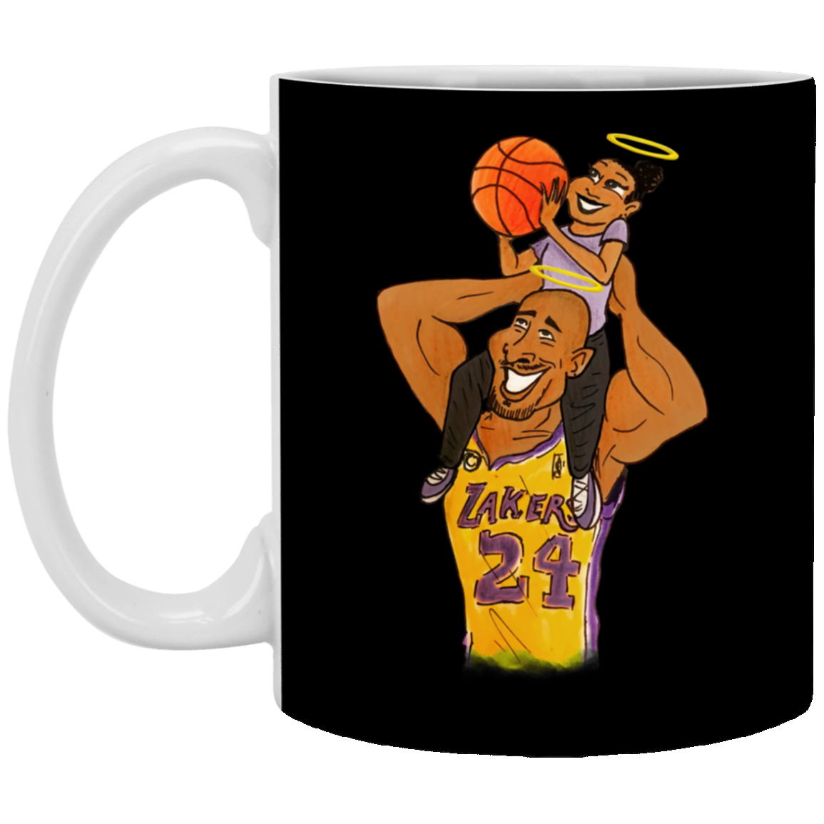 Nous aimons Kobe et Gigi Mug, Necklace