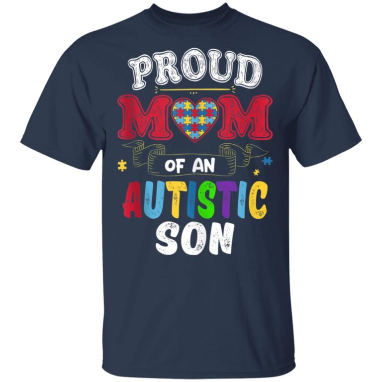 Autism Awareness Shirt Proud Mom Of An Autistic Son Tank Top Shirt
