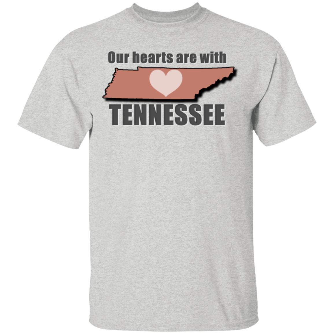 Our Hearts Are With Tennessee T-Shirt