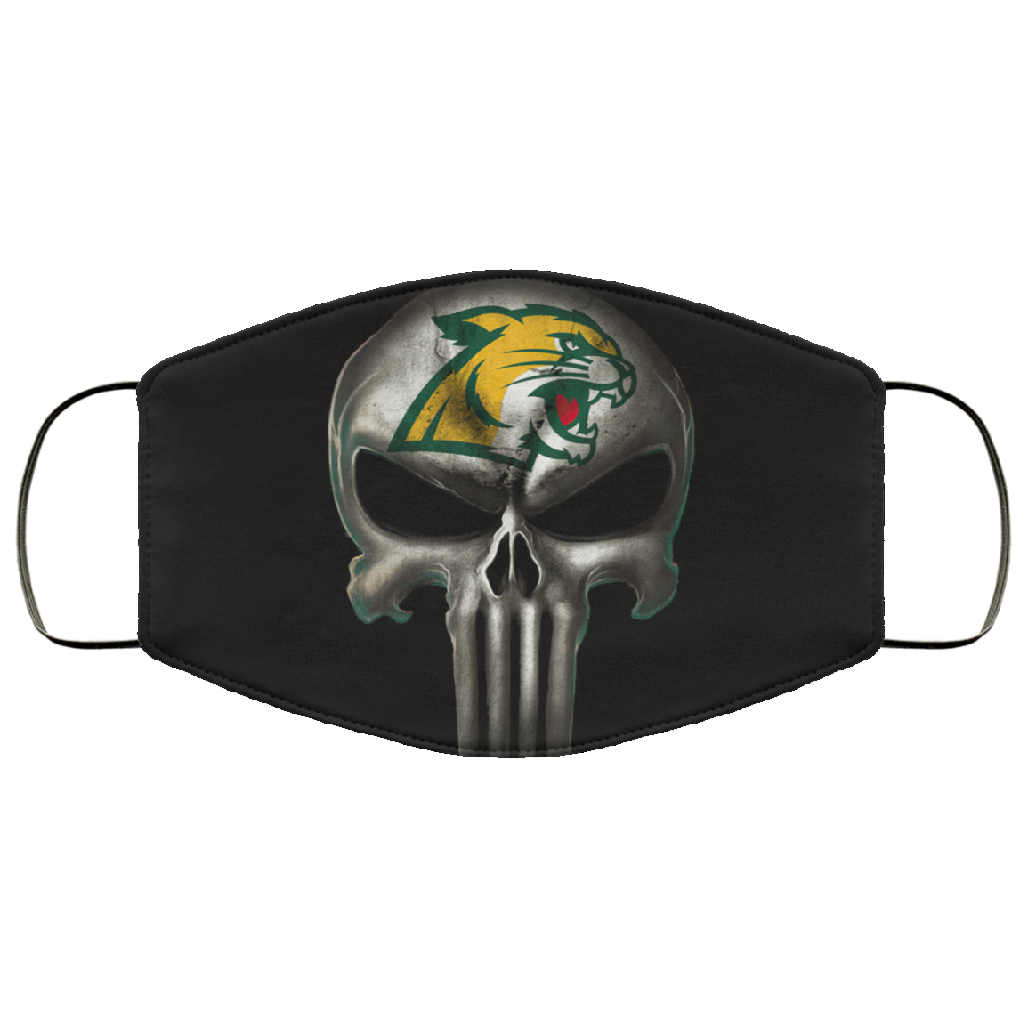 Northern Michigan Wildcats The Punisher Mashup Face Mask