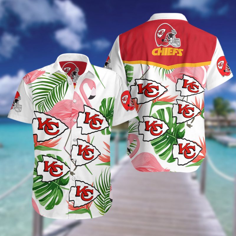 kansas city chiefs aloha shirt