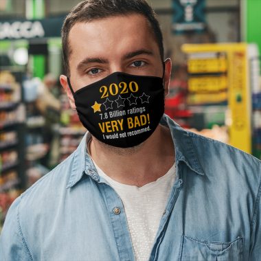 2020 78 Billion Ratings Very Bad Would Not Recommend Funny Worst Year Ever Face Mask