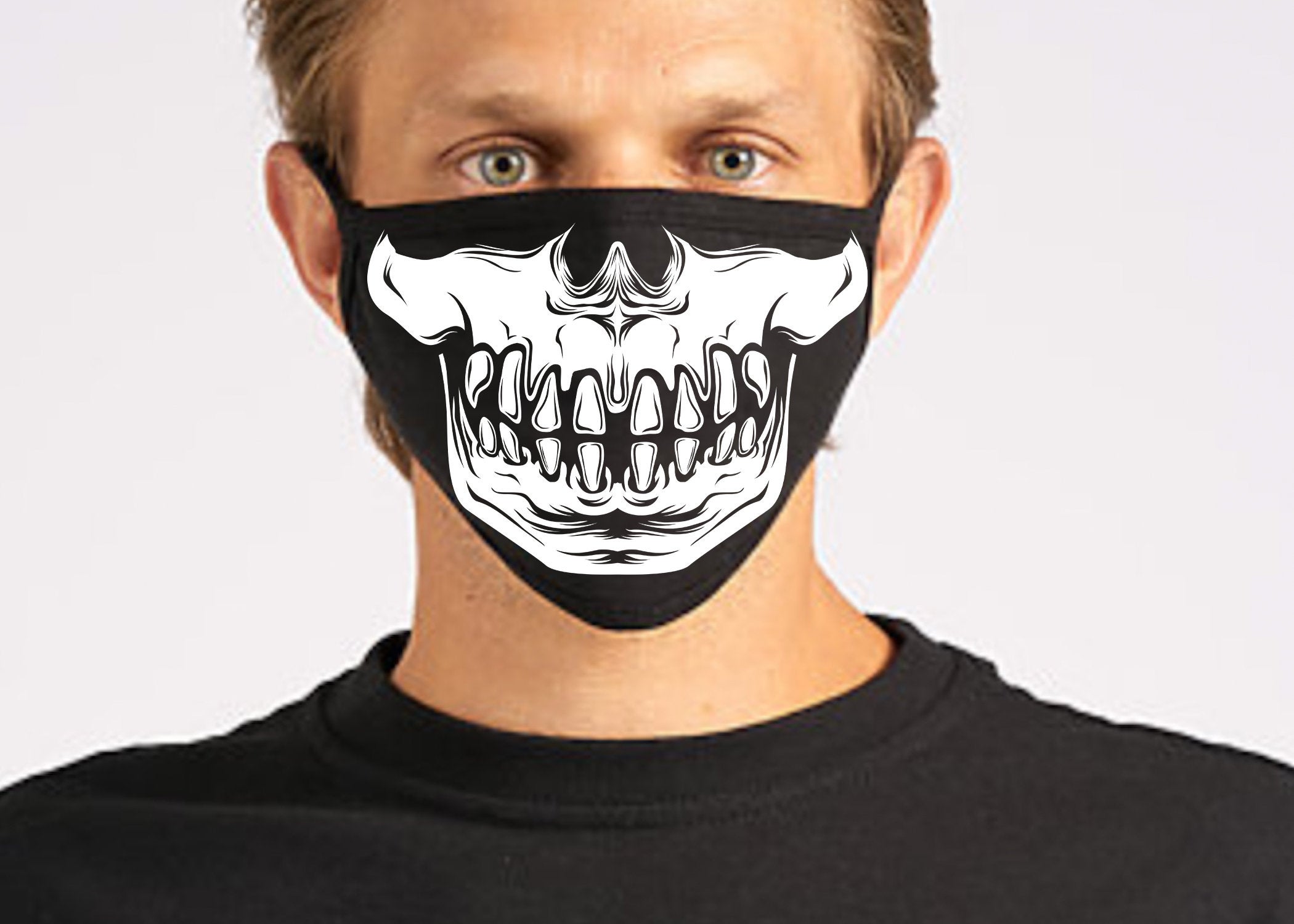 Skull Face Mask Washable Face Mask Reusable Face Mask