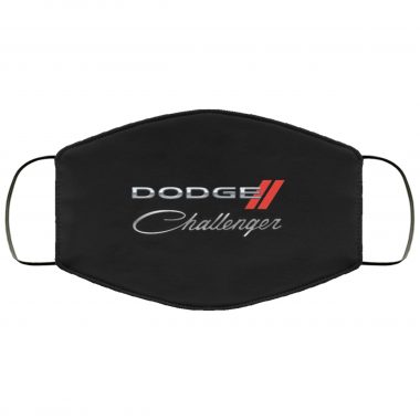 Dodge Challenger Logo Face Mask