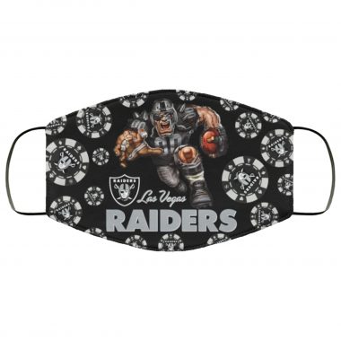 Las Vegas Raiders Raiders Player-Chip Pattern Face Mask