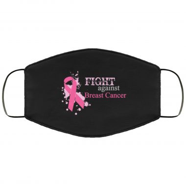 Fight Against Breast Cancer Breast Cancer Awareness Pink Ribbon Face Mask