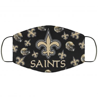 New Orleans Saints Who Dat Saints Logo Pattern Face Mask