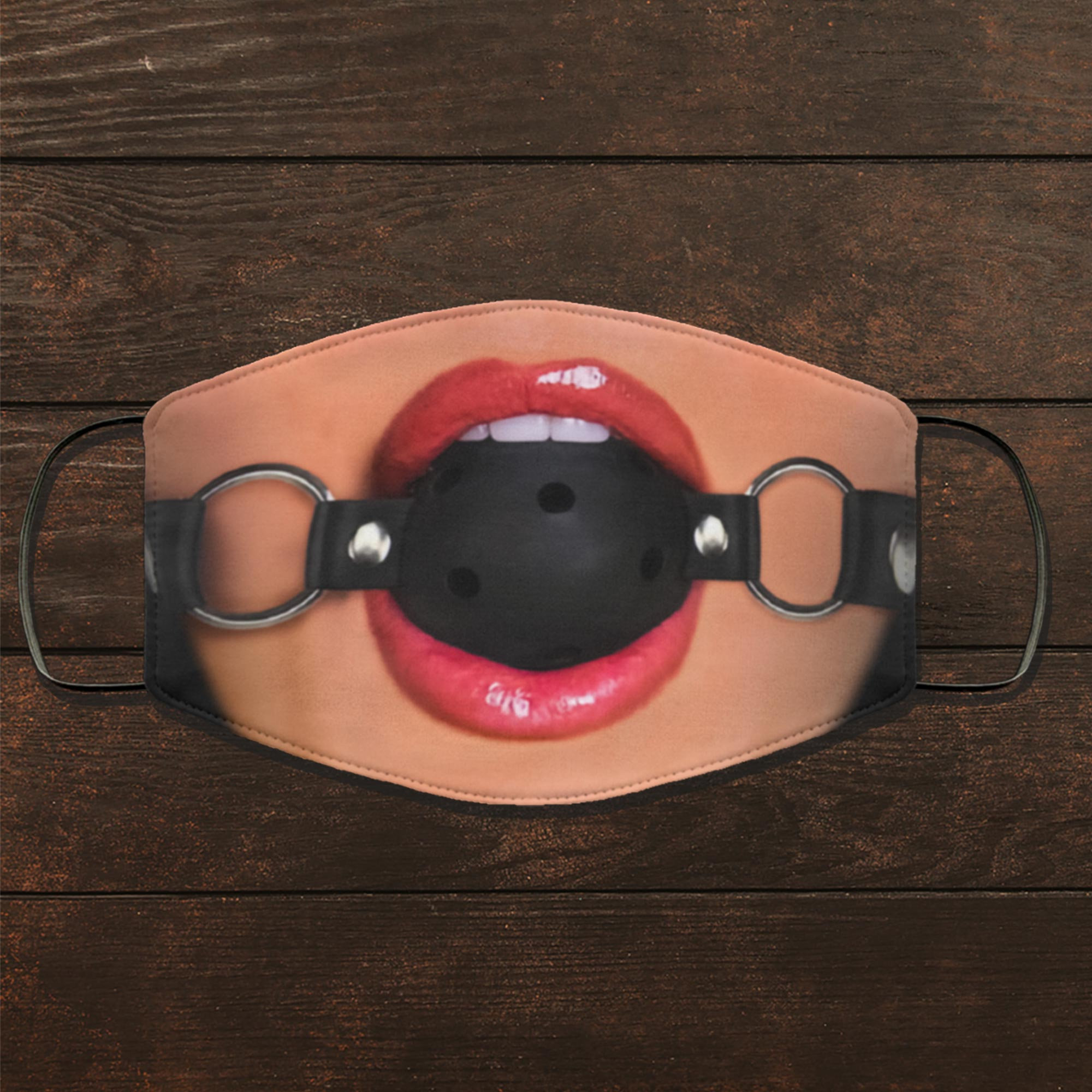 Funny Erotic Fetish Ball Gag Face Mask