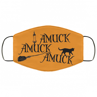 Amuck Amuck Amuck Face Mask washable, reusable