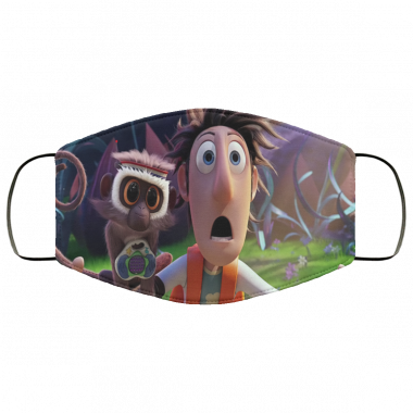 Steve Cloudy with a Chance of Meatballs Face Mask