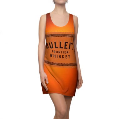 Bulleit Bourbon Frontier Whiskey Bottle Dress Women’s Cut And Sew Racerback