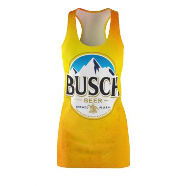 Busch Beer Dress Women’s Cut And Sew Racerback