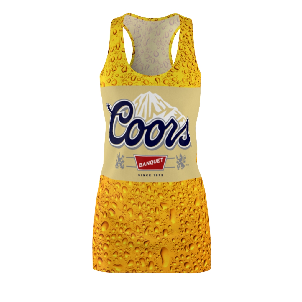 Coors Banquet Beer Dress Womens Cut And Sew Racerback