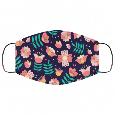 Beautiful floral Pattern Face Mask