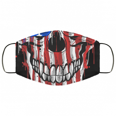 United States of America National Skull Flag Face Mask