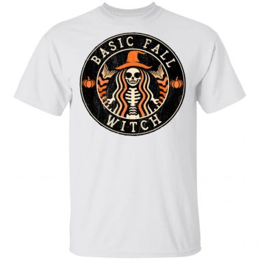Basic Fall Witch Halloween Starbucks T-Shirt