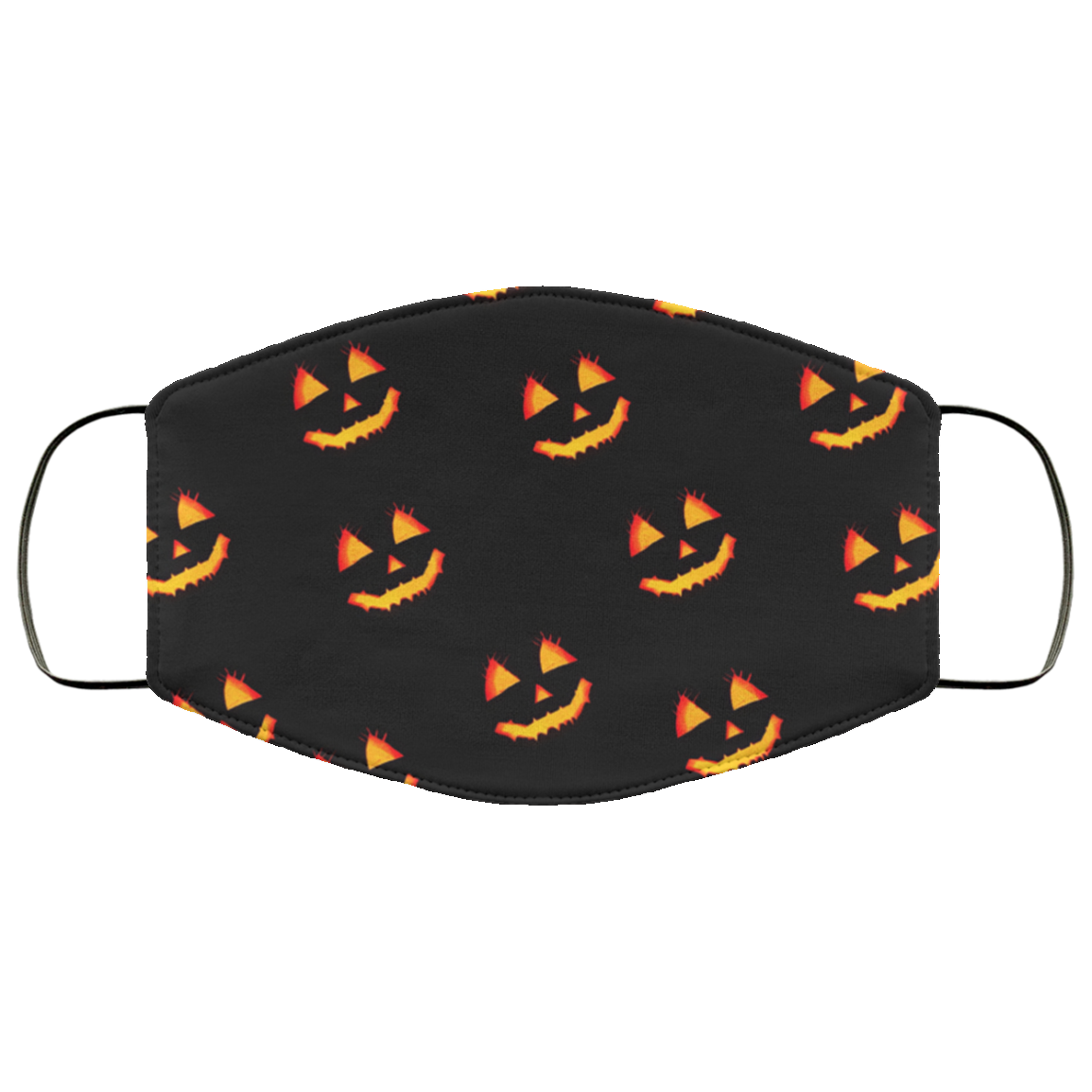 Halloween Pumpkin Pattern Face Mask