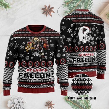 Atlanta Falcons Football 3D Ugly Christmas Sweater