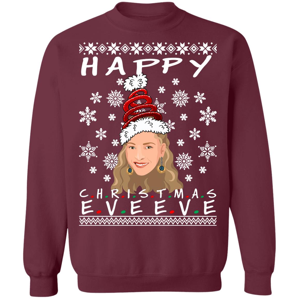 Happy Christmas Eve Eve Friends Phoebe Ugly Christmas Sweater