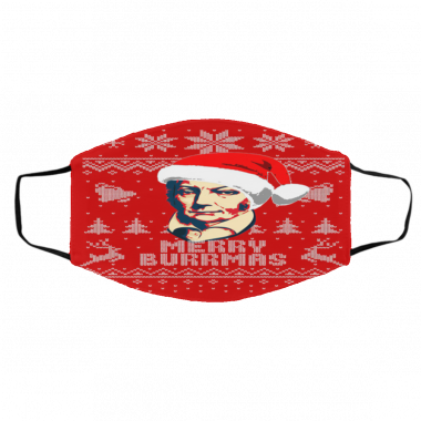 Aaron Burr Merry Burrmas Ugly Christmas face mask