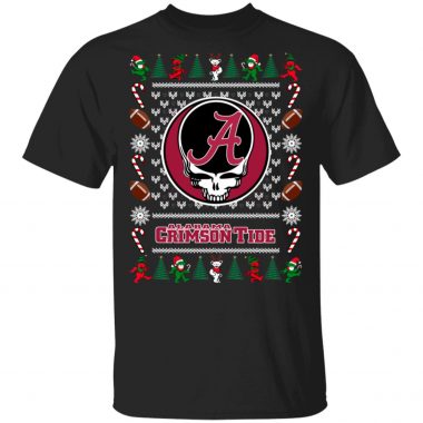 Alabama Crimson Tide Grateful Dead Ugly Christmas Sweater, Hoodie