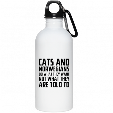 Cats And Norwegians Do What They Want Not What They Are Told To Mug, Coffee Mug, Travel Mug