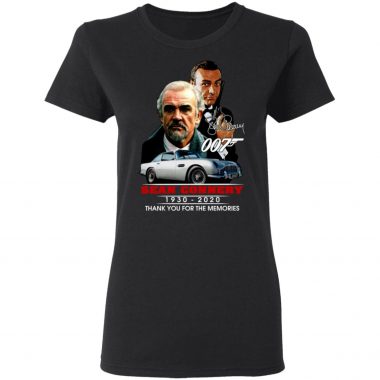 007 Sean Connery 1930 2020 Thank You For The Memories Shirt