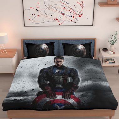 Captain America Shield Bedding Set