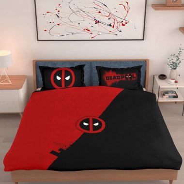 Deadpool Logo Bedding Set