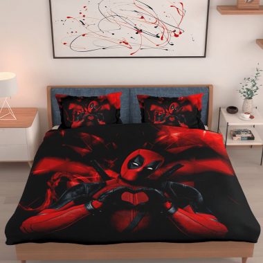 Deadpool Love Bedding Set