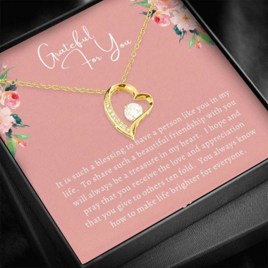 Grateful For You You It Is Such A Blessing To Have A Persin Like You In My lIfe Necklace