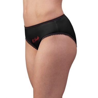 Hotwife Hot Wife Fetish Sex Kink BSM Black Red Women's Briefsunderwear Panties