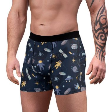 Spaceships Outer Space Space Man Planets Men's Boxer Briefs