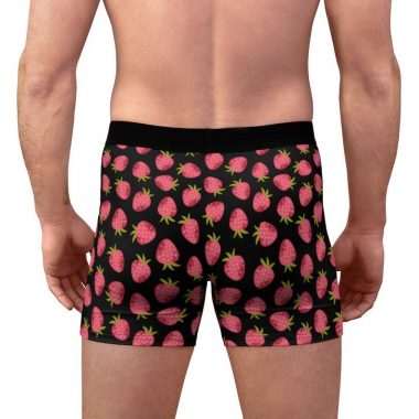 Strawberry Fruit Food Red Strawberries Men's Boxer Briefs Underwear