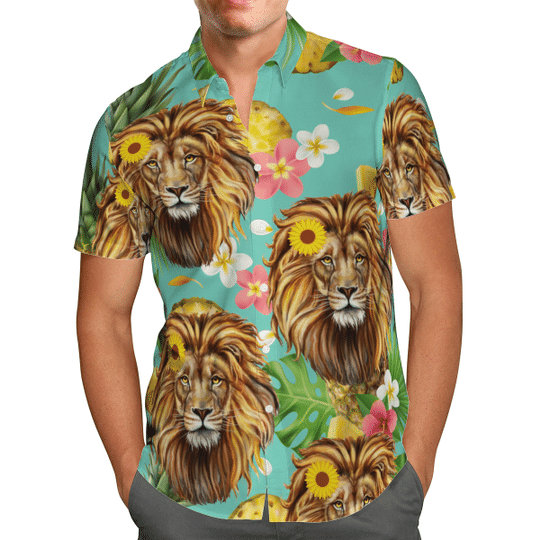 lion hawaiian shirt