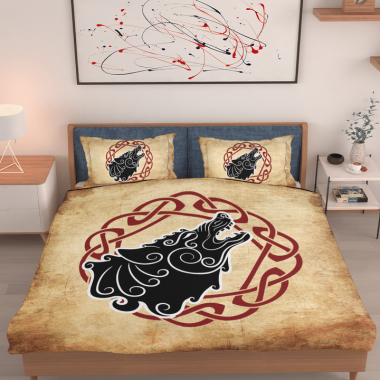 Wolf Viking Bedding Set