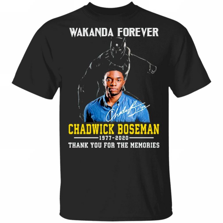 Wakanda Forever Chadwick Boseman 1977 2020 Signature Thank ...