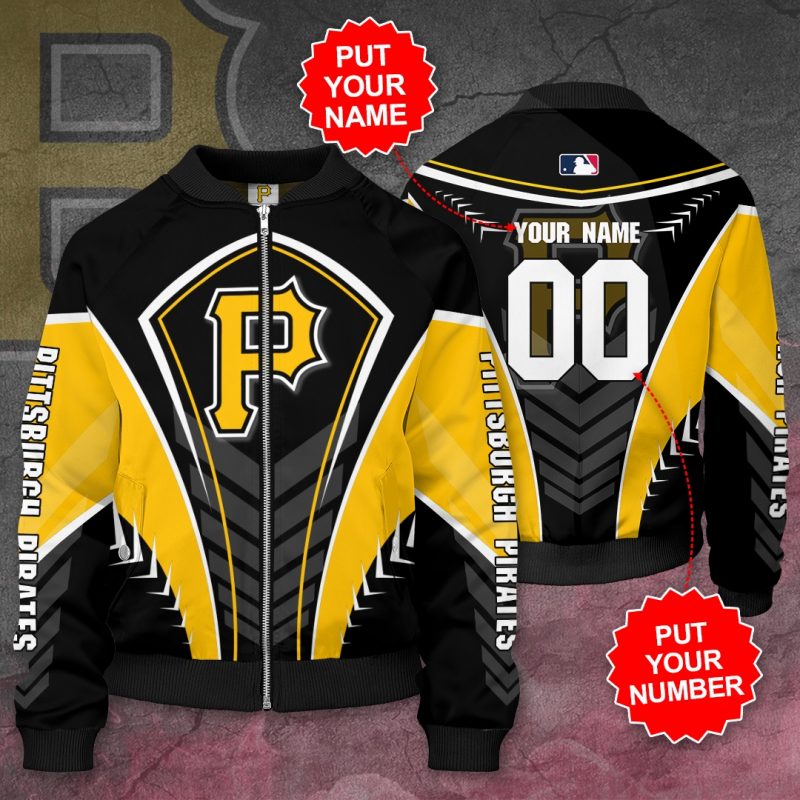 Personalized PITTSBURGH PIRATES MLB Baseball Bomber Jacket