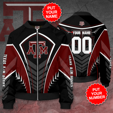 Personalized TEXAS A&M AGGIES Football Bomber Jacket